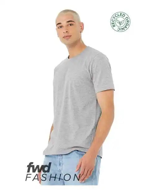 Bella + Canvas 3001rcy Fwd Fashion Unisex Jersey Recycled Organic Tee - Athletic Heather