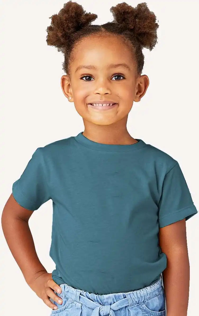 Bella + Canvas 3001t Toddler Jersey Tee Heather Deep Teal