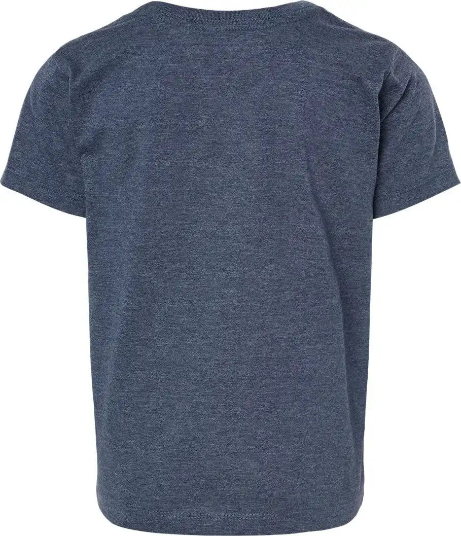 Bella + Canvas 3001t Toddler Jersey Tee - Heather Navy - 2t