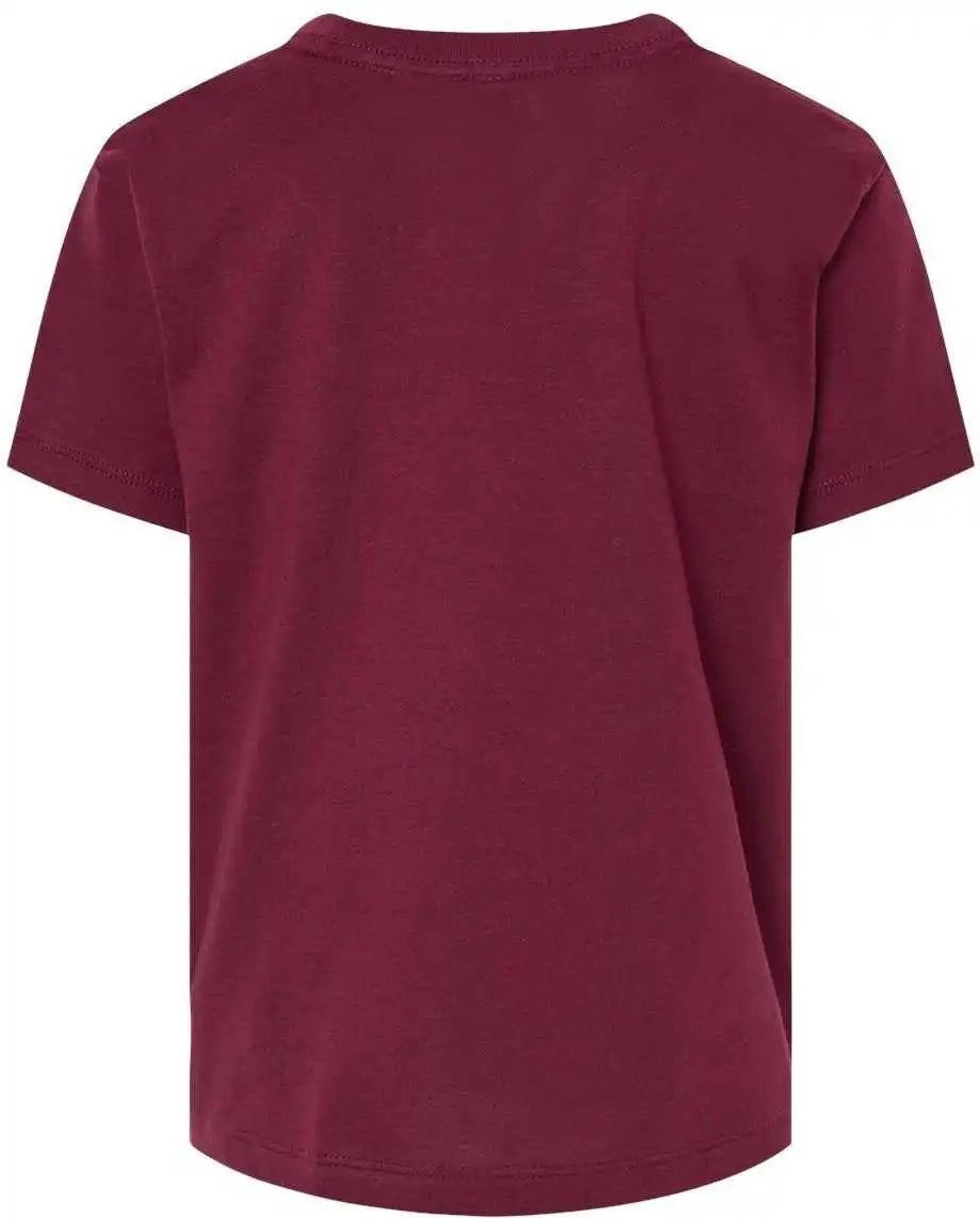 Bella + Canvas 3001t Toddler Jersey Tee Maroon