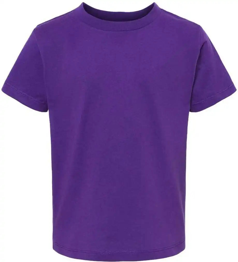 Bella + Canvas 3001t Toddler Jersey Tee Team Purple