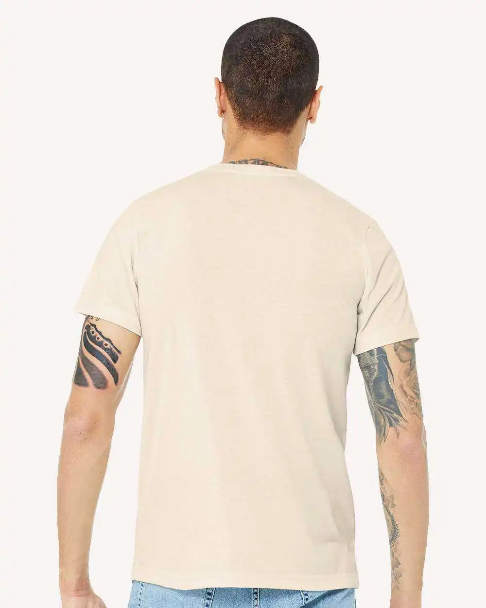 Bella + Canvas 3001u Unisex Made in the Usa Jersey Short Sleeve Tee - Natural