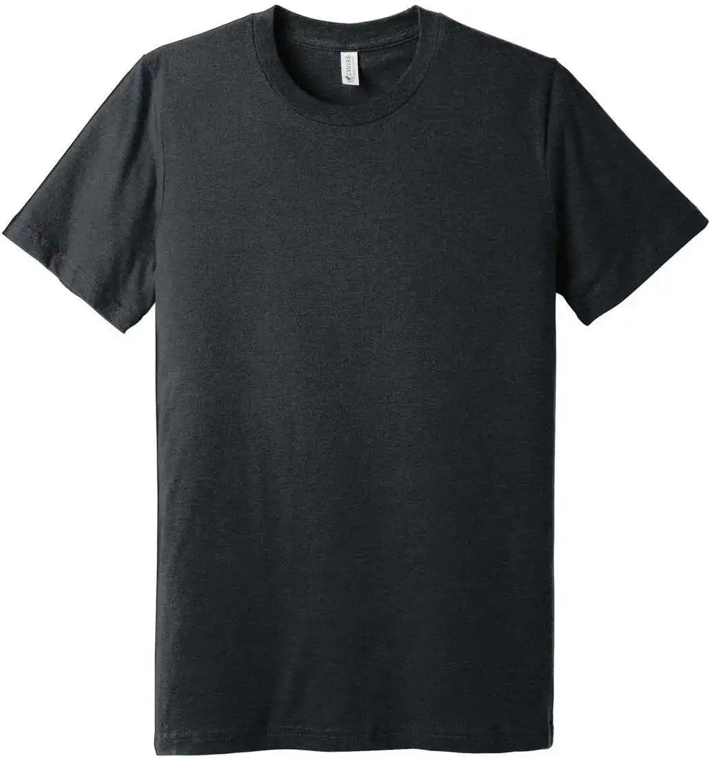 Bella + Canvas 3001u Unisex Made in the Usa Jersey Short Sleeve Tee Dark Gray Heather