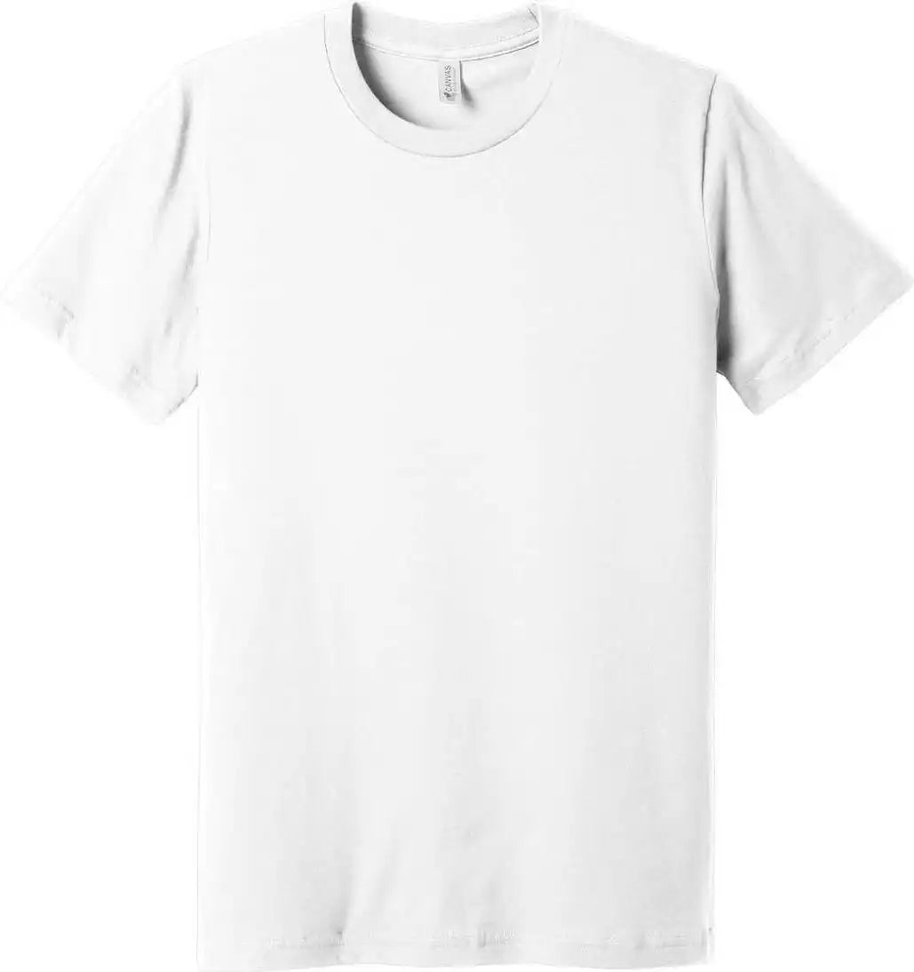 Bella + Canvas 3001u Unisex Made in the Usa Jersey Short Sleeve Tee White