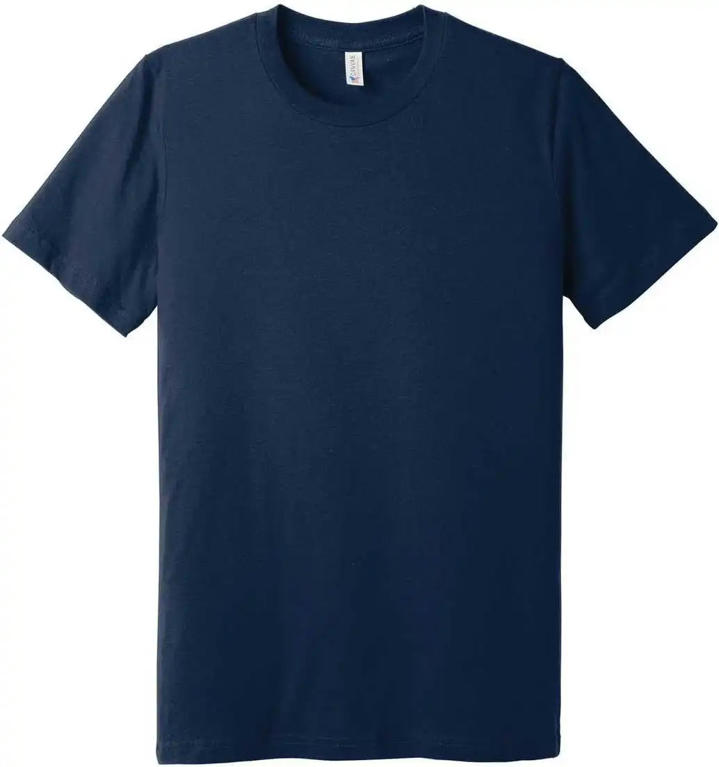 Bella + Canvas 3001u Unisex Made in the Usa Jersey Short Sleeve Tee - Navy