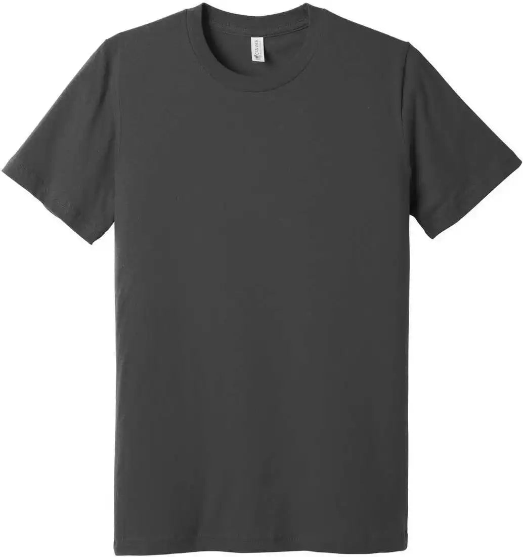 Bella + Canvas 3001u Unisex Made in the Usa Jersey Short Sleeve Tee Asphalt