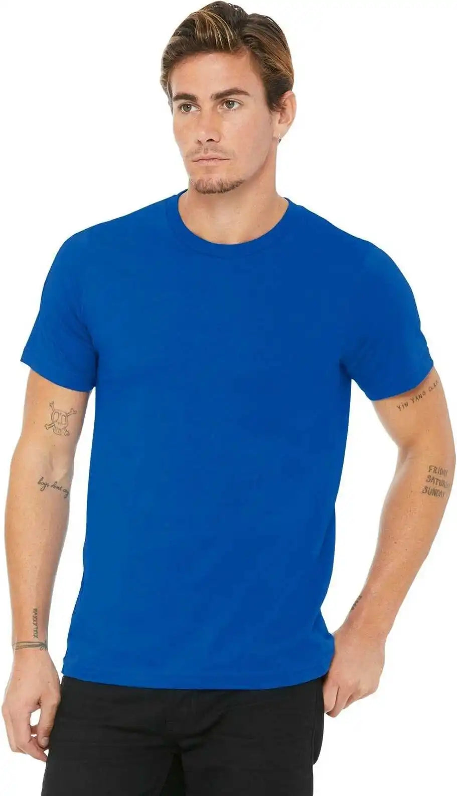 Bella + Canvas 3001u Unisex Made in the Usa Jersey Short Sleeve Tee True Royal