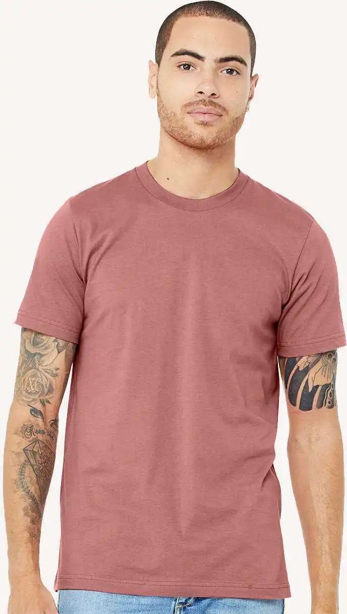 Bella + Canvas 3001u Unisex Usa-made Jersey Tee - Mauve