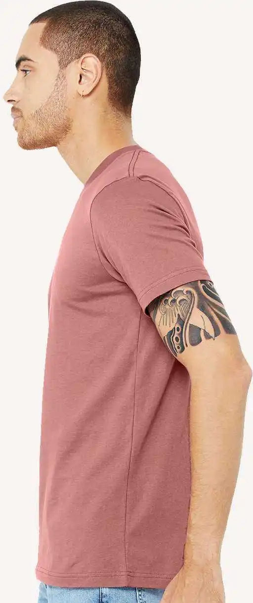 Bella + Canvas 3001u Unisex Usa-made Jersey Tee - Mauve