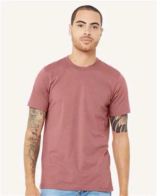 Bella + Canvas 3001usa Usa-made Jersey Tee - 3001u - Mauve