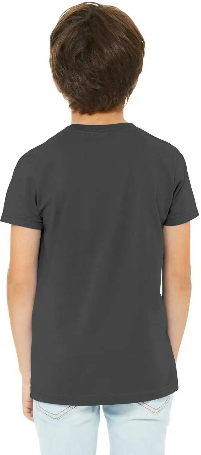 Bella + Canvas 3001y Youth Jersey Short Sleeve Tee Asphalt