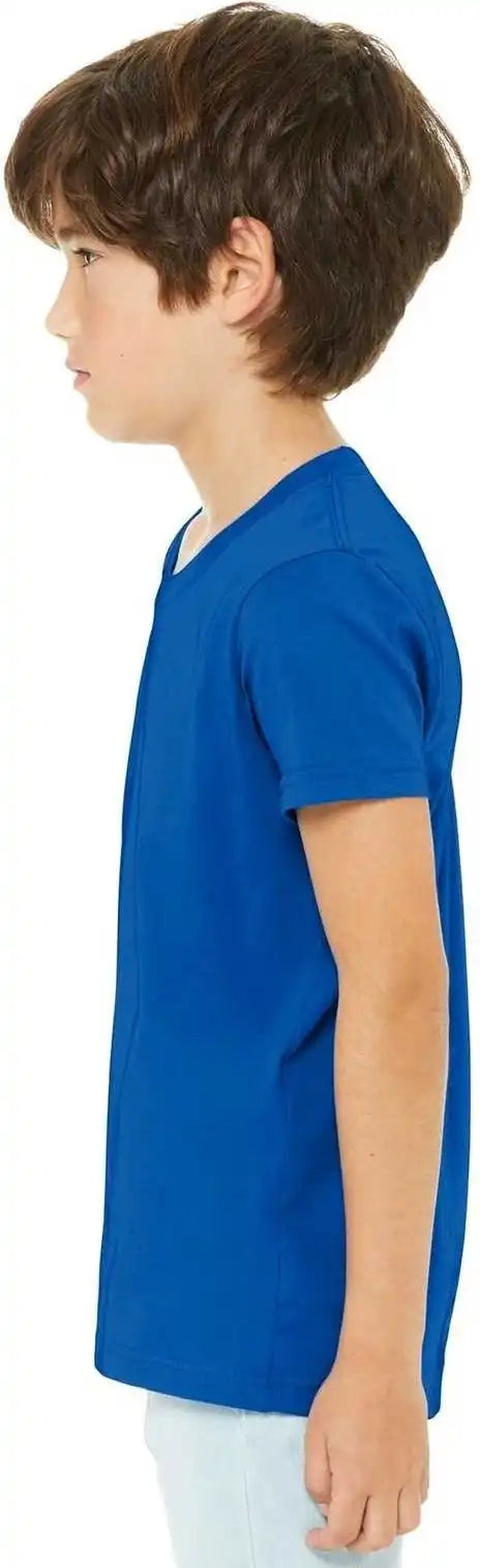 Bella + Canvas 3001y Youth Jersey Short Sleeve Tee True Royal