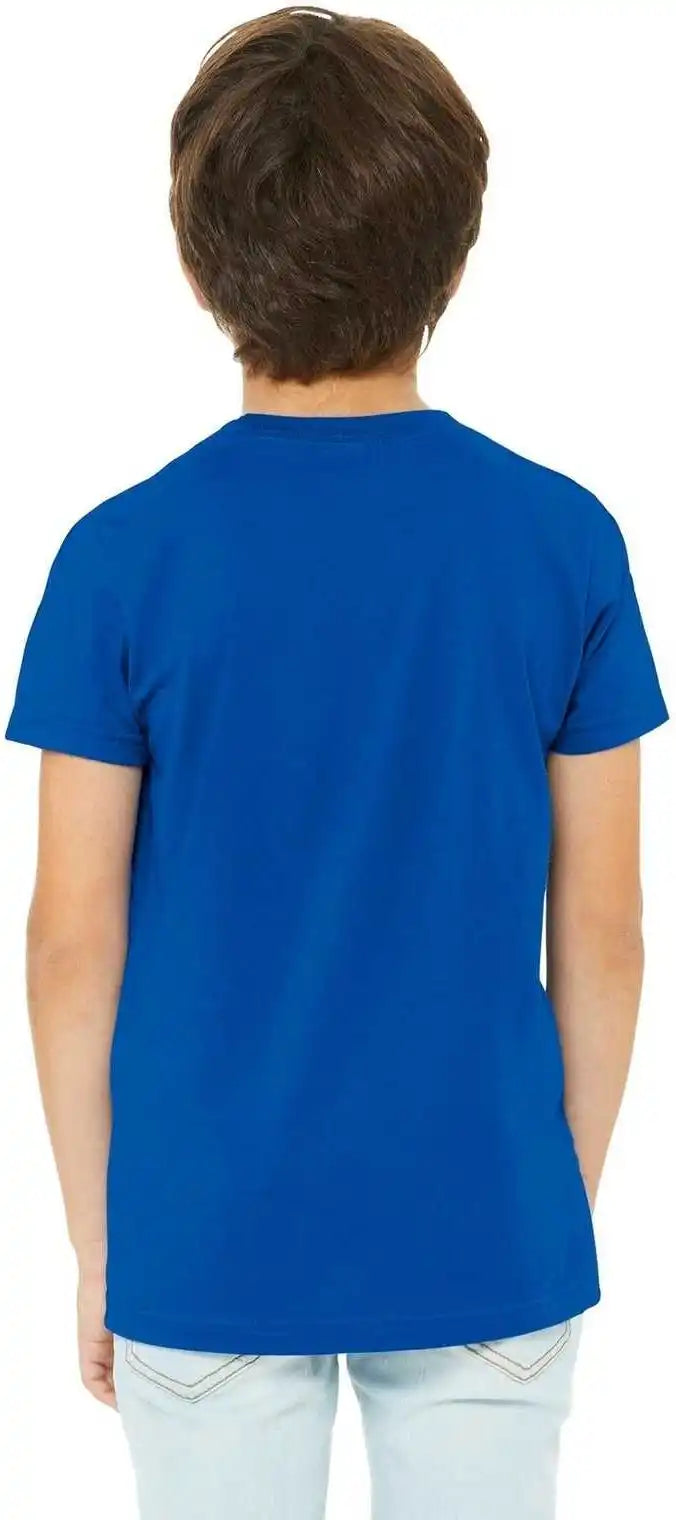 Bella + Canvas 3001y Youth Jersey Short Sleeve Tee True Royal