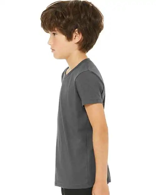 Bella + Canvas 3001y Youth Jersey Tee - Asphalt