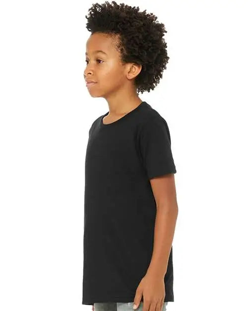 Bella + Canvas 3001y Youth Jersey Tee - Black