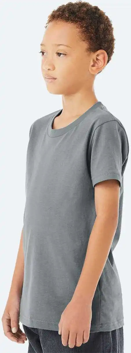 Bella + Canvas 3001y Youth Jersey Tee Blue Storm