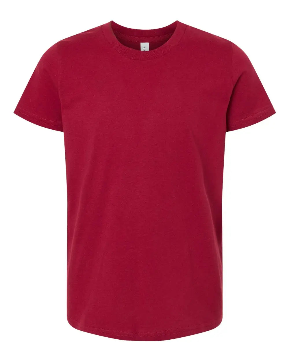 Bella + Canvas 3001y Youth Jersey Tee - Cardinal - s
