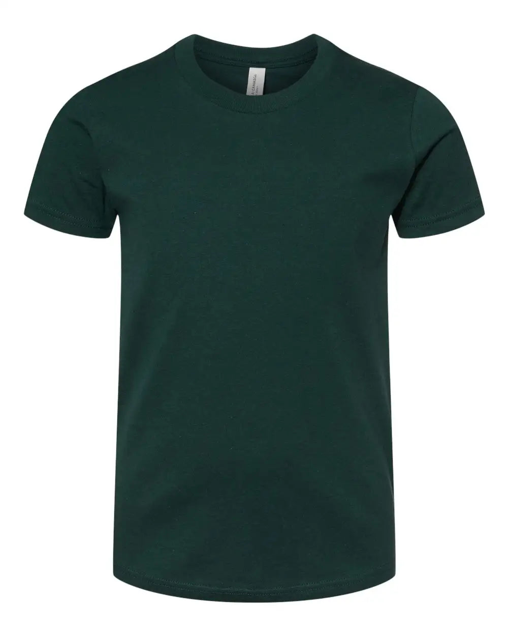 Bella + Canvas 3001y Youth Jersey Tee - Forest - s