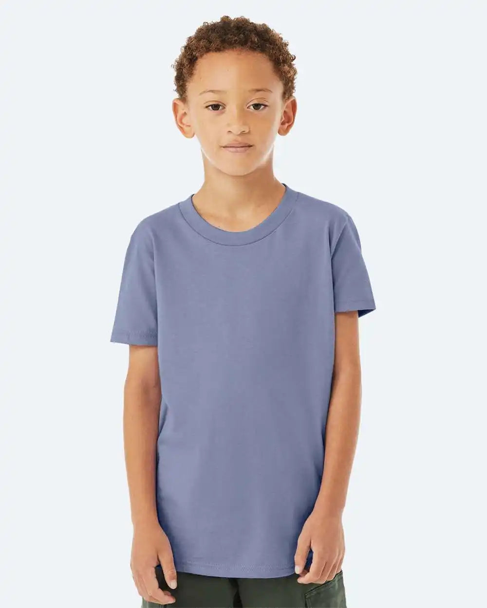 Bella + Canvas 3001y Youth Jersey Tee Lavender Blue