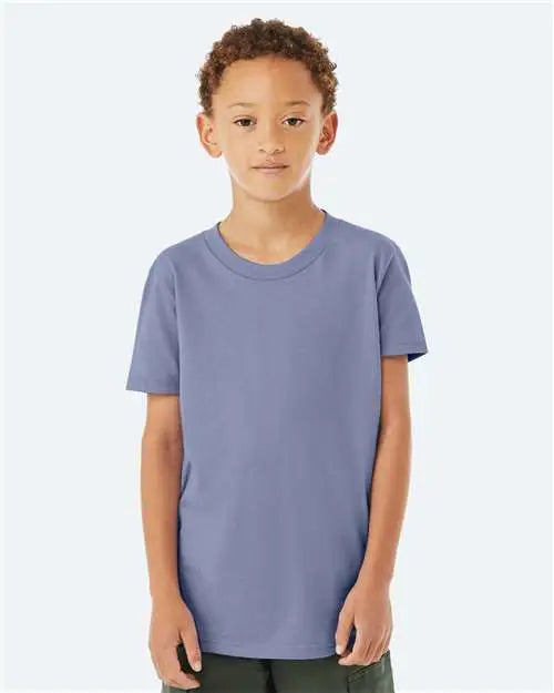 Bella + Canvas 3001y Youth Jersey Tee - Lavender Blue