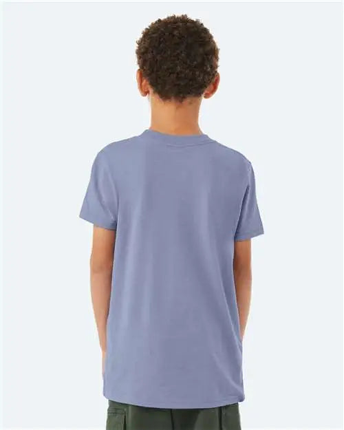 Bella + Canvas 3001y Youth Jersey Tee - Lavender Blue