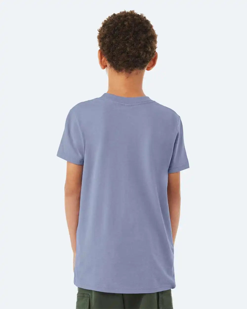 Bella + Canvas 3001y Youth Jersey Tee Lavender Blue