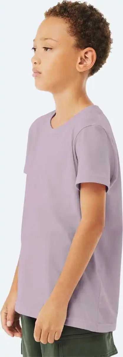 Bella + Canvas 3001y Youth Jersey Tee Light Violet
