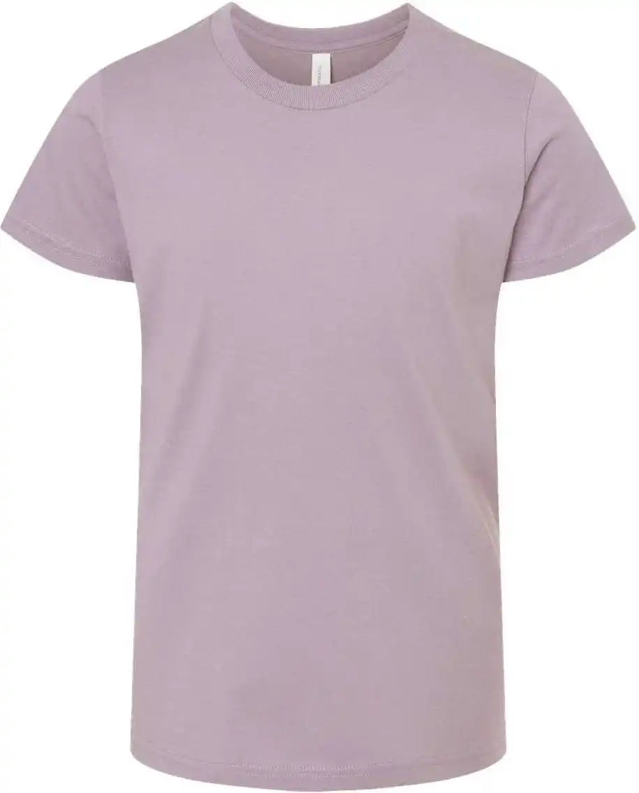 Bella + Canvas 3001y Youth Jersey Tee Light Violet