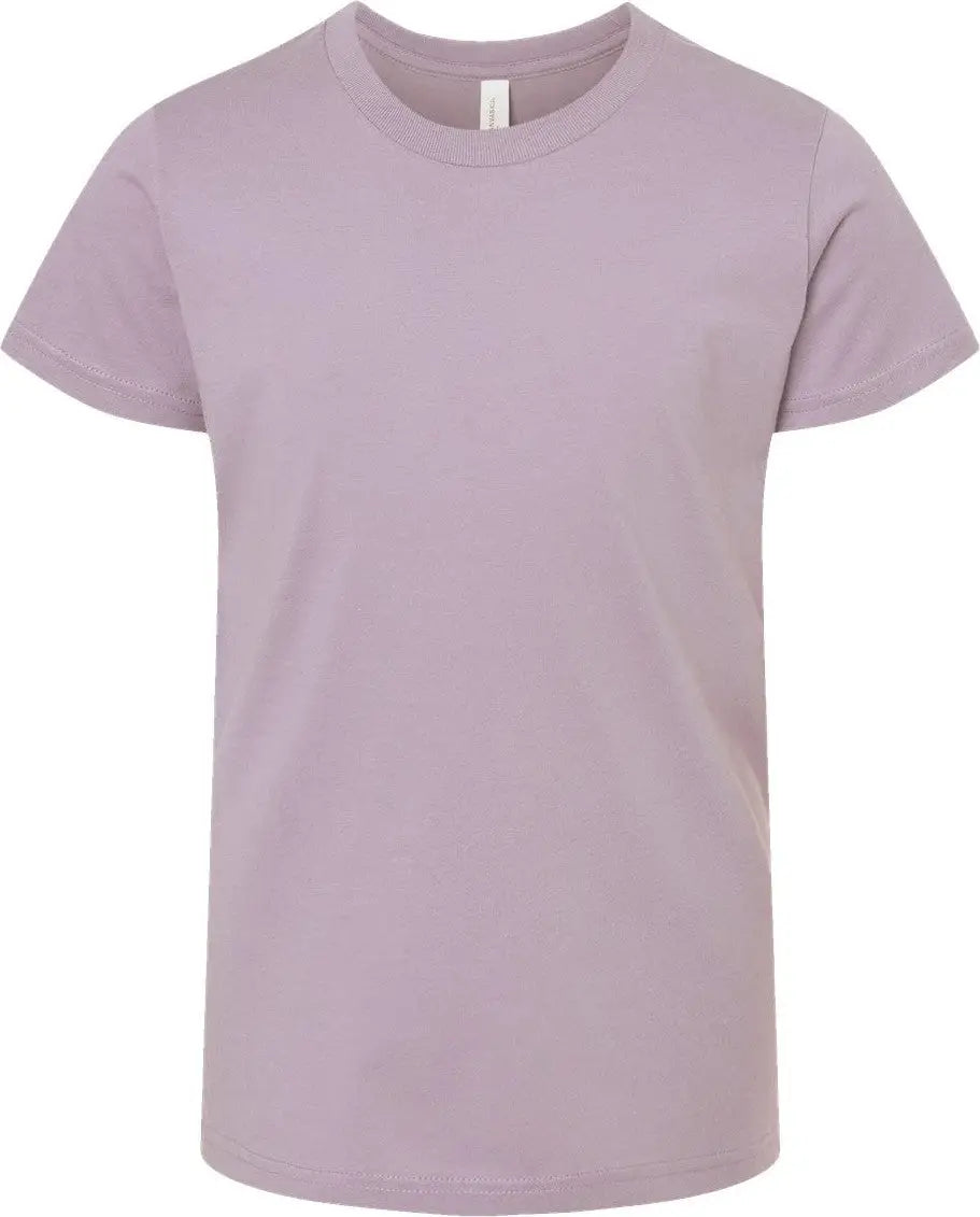 Bella + Canvas 3001y Youth Jersey Tee - Light Violet - Purple / s