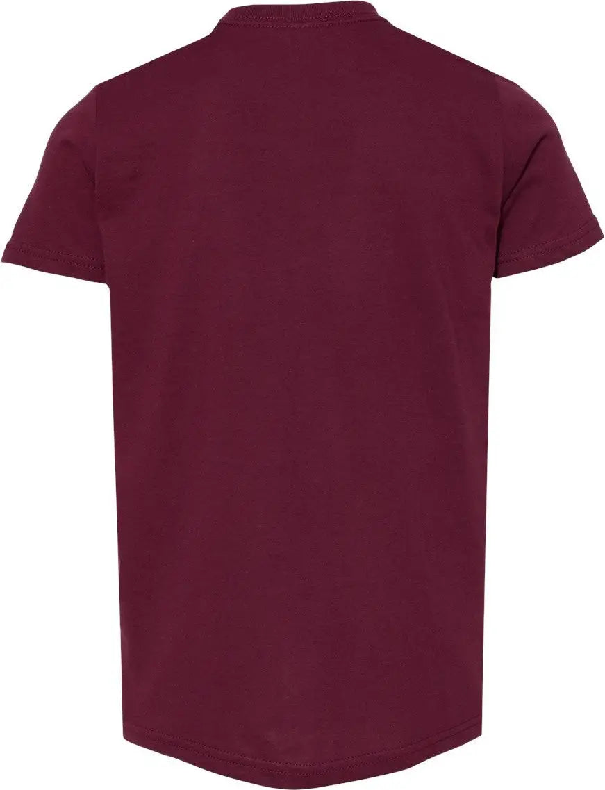 Bella + Canvas 3001y Youth Jersey Tee - Maroon - s