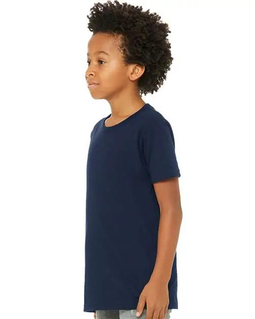 Bella + Canvas 3001y Youth Jersey Tee - Navy