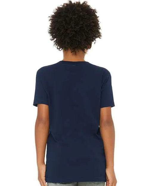 Bella + Canvas 3001y Youth Jersey Tee - Navy