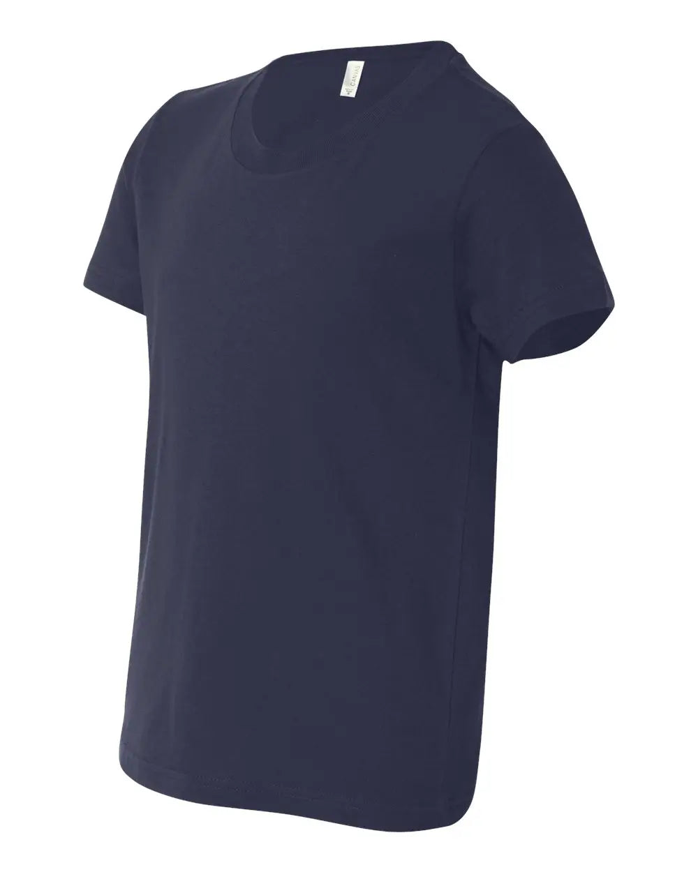 Bella + Canvas 3001y Youth Jersey Tee - Navy - s