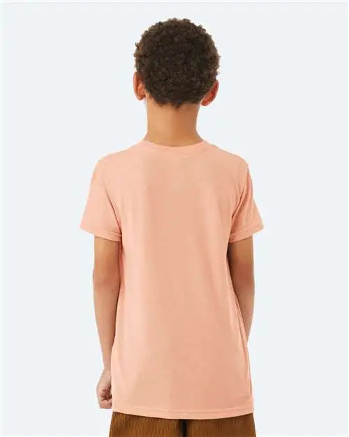 Bella + Canvas 3001y Youth Jersey Tee - Peach