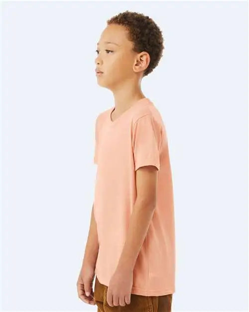 Bella + Canvas 3001y Youth Jersey Tee - Peach