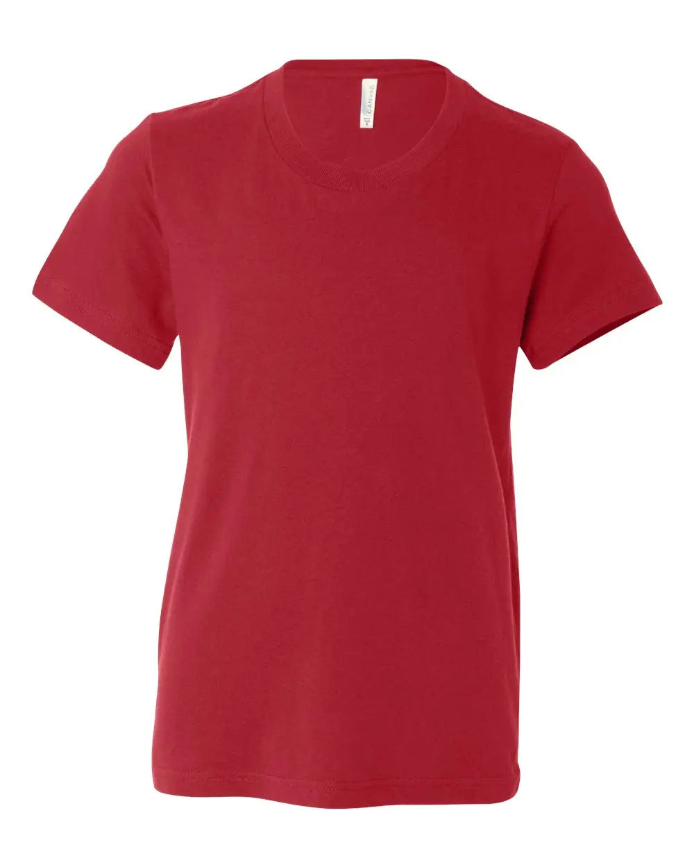 Bella + Canvas 3001y Youth Jersey Tee - Red - s