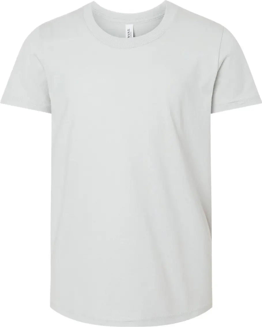 Bella + Canvas 3001y Youth Jersey Tee - Silver
