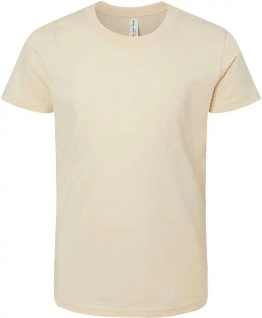 Bella + Canvas 3001y Youth Jersey Tee Soft Cream