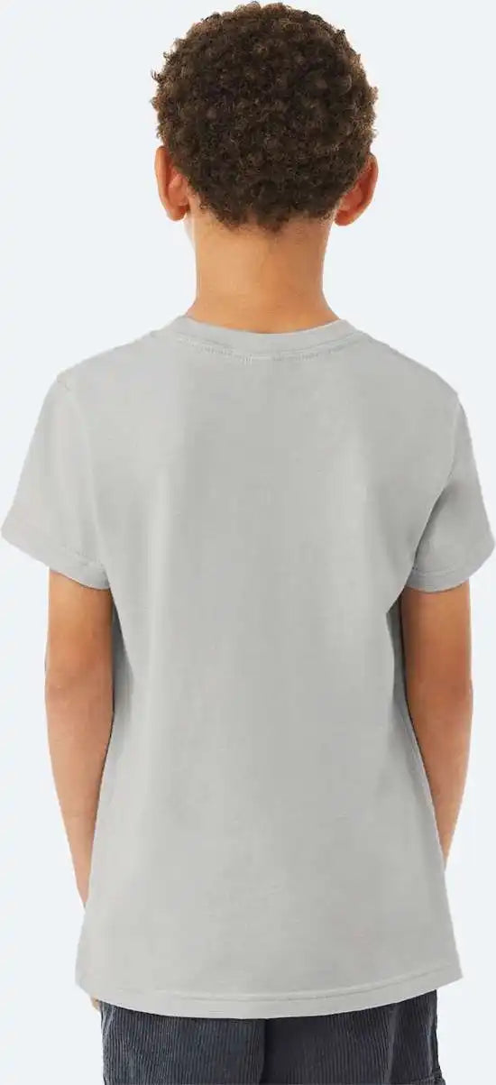 Bella + Canvas 3001y Youth Jersey Tee Solid Athletic Grey