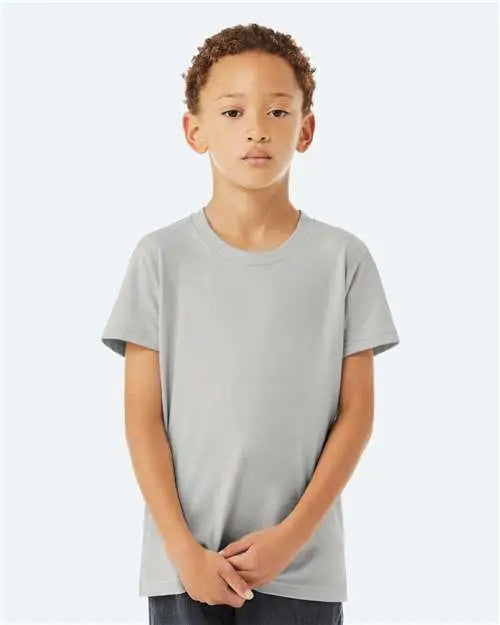 Bella + Canvas 3001y Youth Jersey Tee - Solid Athletic Grey