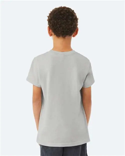 Bella + Canvas 3001y Youth Jersey Tee - Solid Athletic Grey