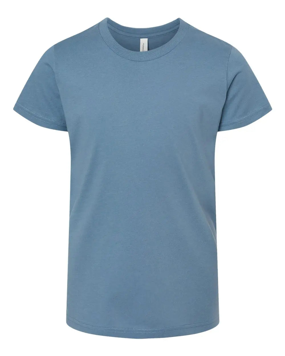 Bella + Canvas 3001y Youth Jersey Tee - Steel Blue