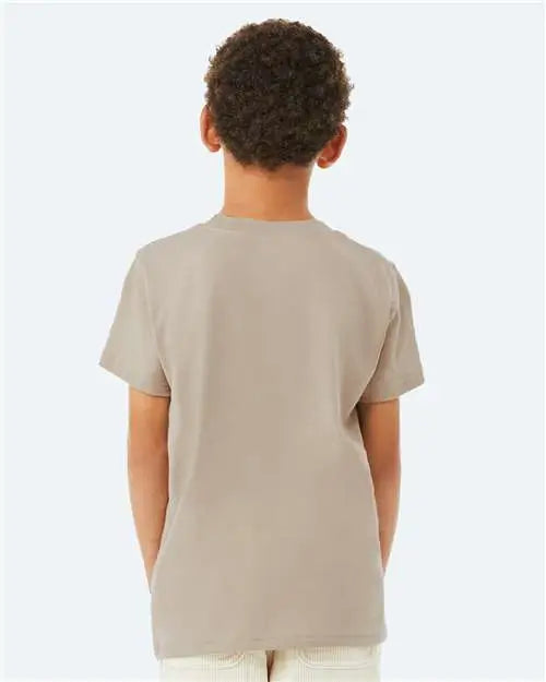 Bella + Canvas 3001y Youth Jersey Tee - Tan