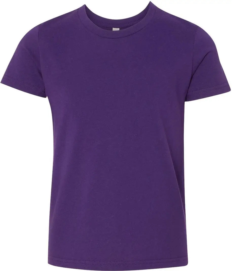Bella + Canvas 3001y Youth Jersey Tee - Team Purple
