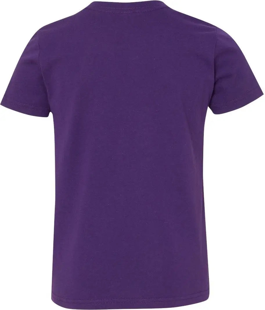 Bella + Canvas 3001y Youth Jersey Tee - Team Purple