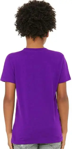 Bella + Canvas 3001y Youth Jersey Tee - Team Purple
