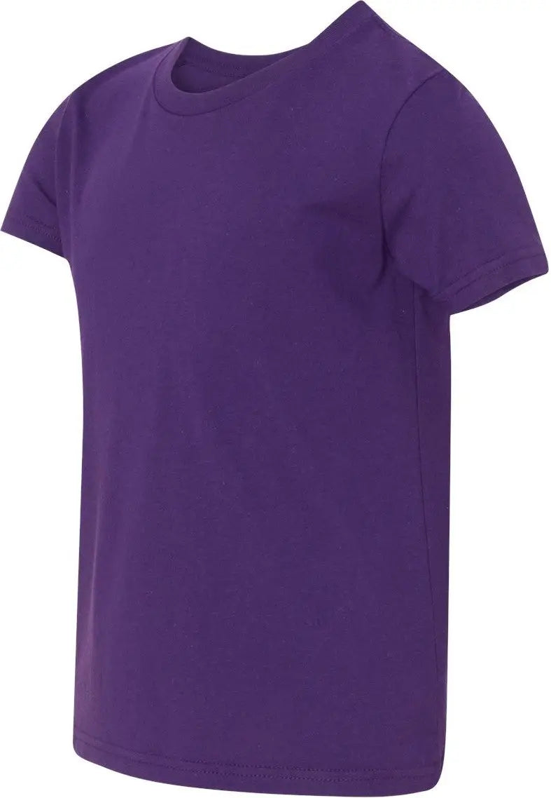 Bella + Canvas 3001y Youth Jersey Tee - Team Purple - s
