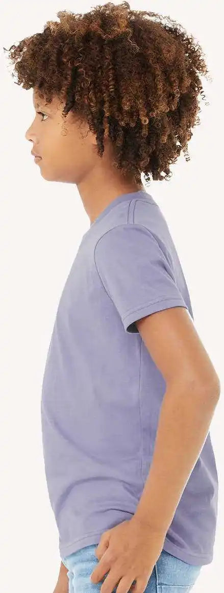 Bella + Canvas 3001y Youth Unisex Jersey Tee Dark Lavender