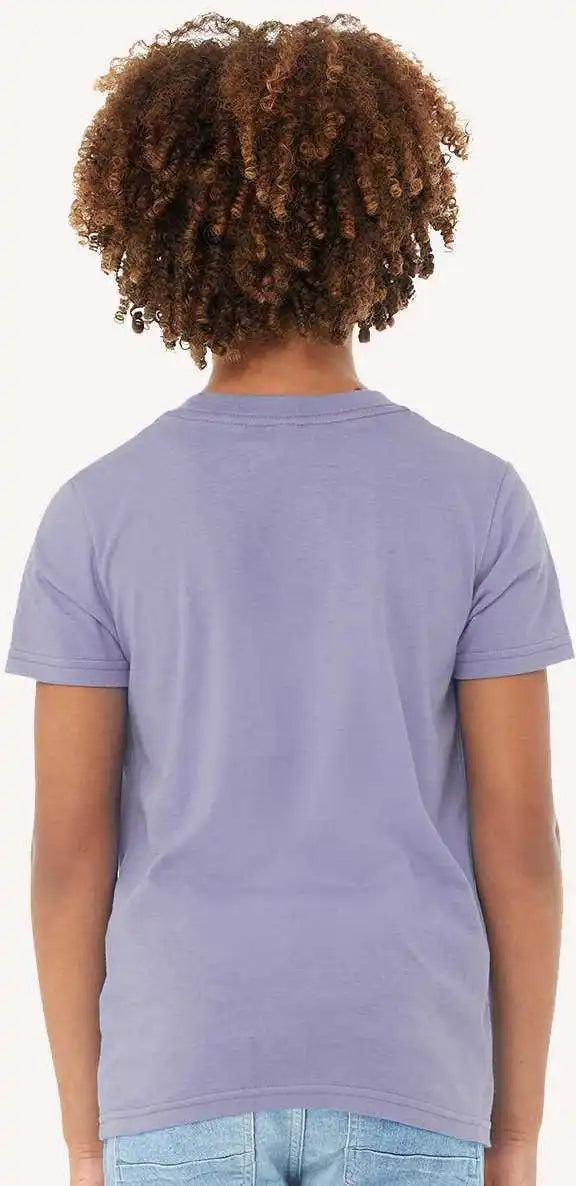 Bella + Canvas 3001y Youth Unisex Jersey Tee Dark Lavender