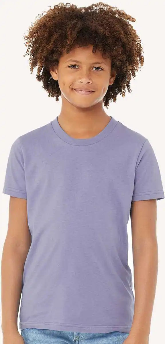 Bella + Canvas 3001y Youth Unisex Jersey Tee Dark Lavender